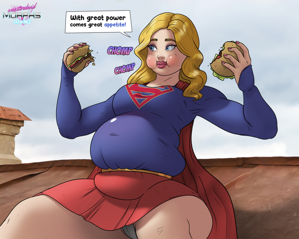 SuperGirl pot belly