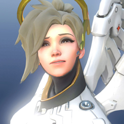 Mercy  is unable to fly anymore